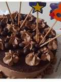 Tarta de chocolate y trufa