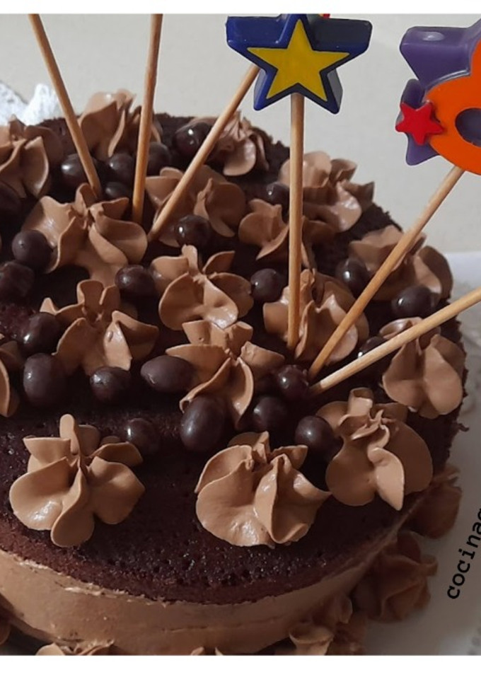 Una foto de Tarta de chocolate y trufa