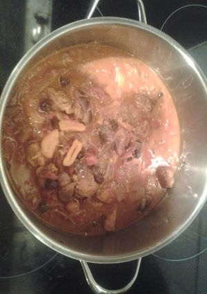A picture of Moroccan Chicken.