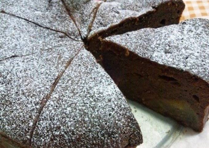 Recipe of Favorite Fluffy and Moist ! Rich Chocolate Gateau