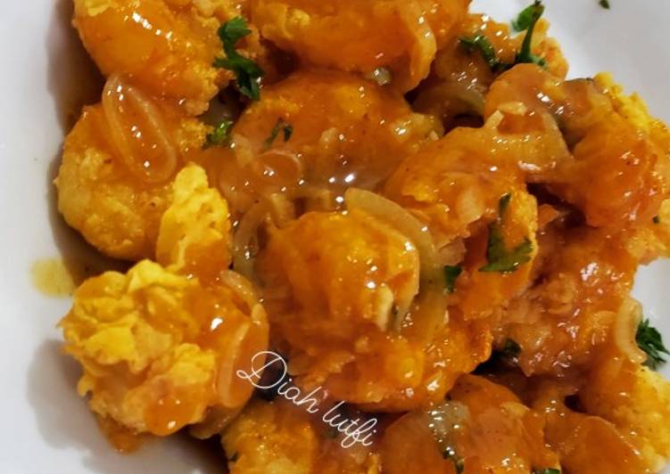 Resep Udang Tepung Asam Manis Yang Nikmat
