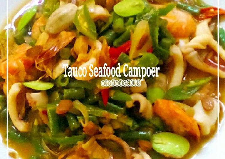 Langkah Mudah untuk Membuat Tauco seafood campur Ala eladede😊 yang Sempurna