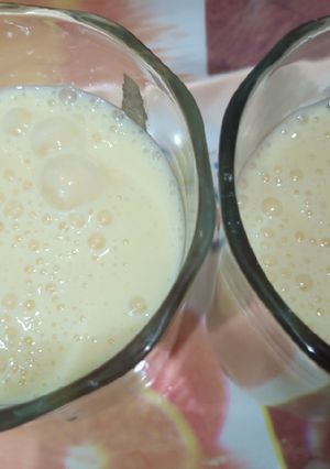 A picture of Mango lassi.