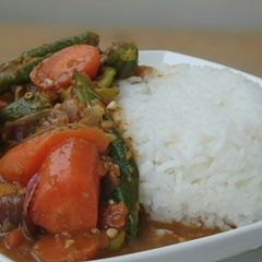A picture of Vegetarian Japanese Curry Rice.