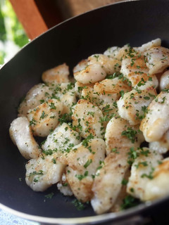 A picture of Lemon and Butter Fried fish.