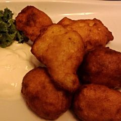 A picture of Potato Poofs.