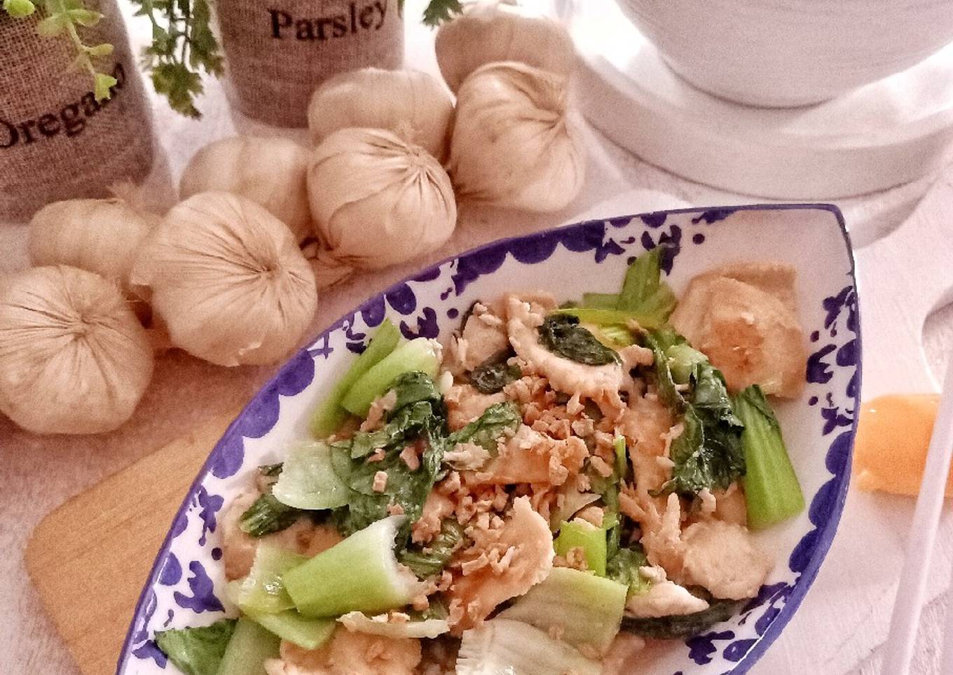 Tumis Pakcoy Ayam