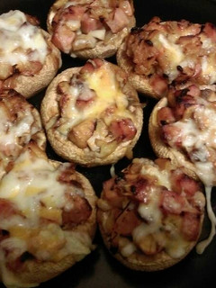 Una foto de Champiñones rellenos