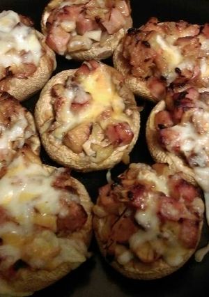 Una foto de Champiñones rellenos