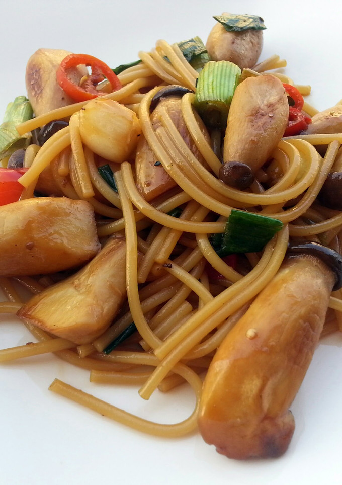 A picture of Spaghetti With Mushroom.