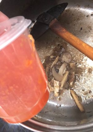 Foto resep Beef slices with italian herbs & hainanese chilli sauce