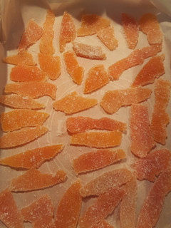 A picture of Candied Clementine Peels.