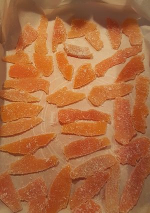 A picture of Candied Clementine Peels.
