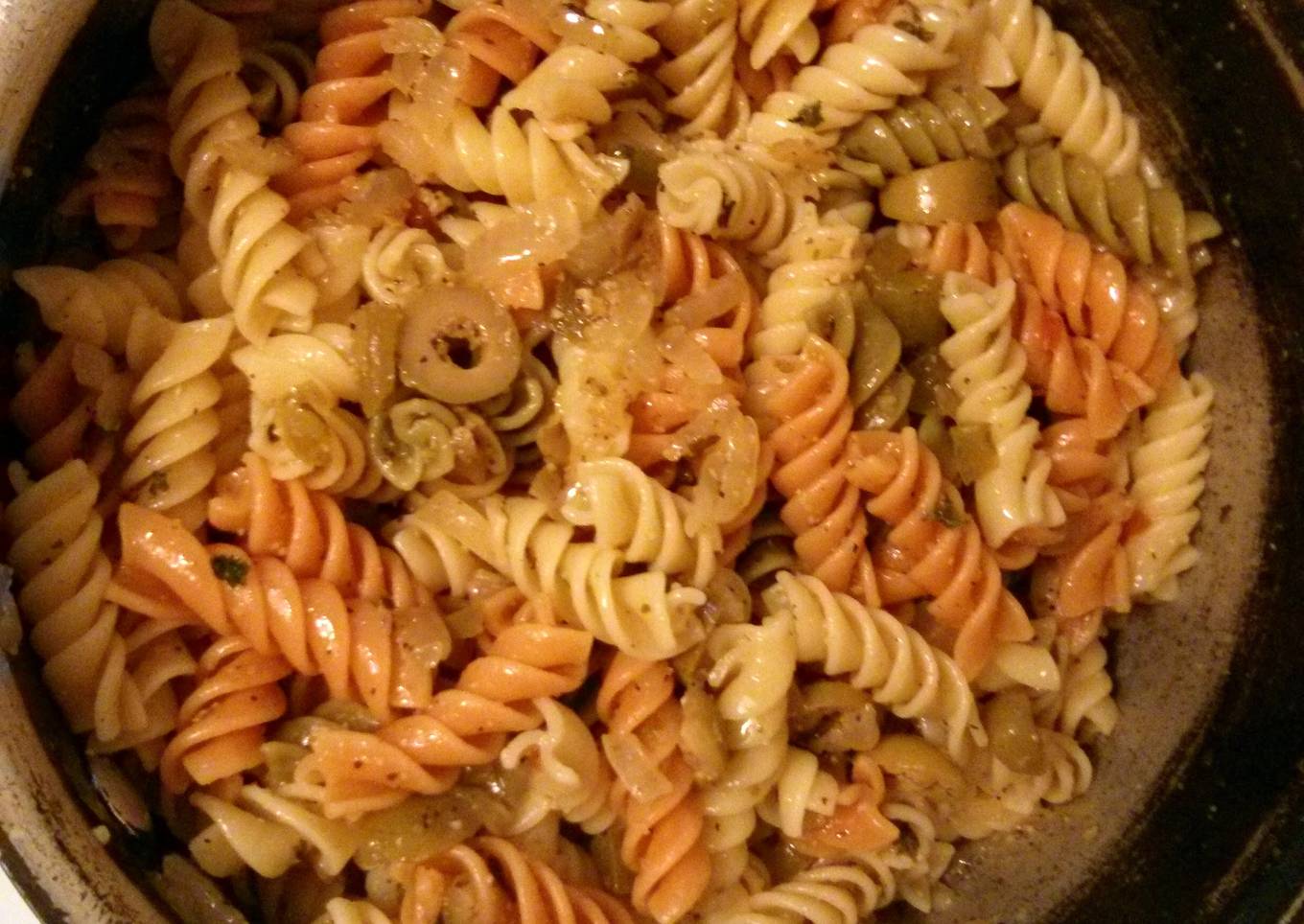 Tricolor Rotini Pasta