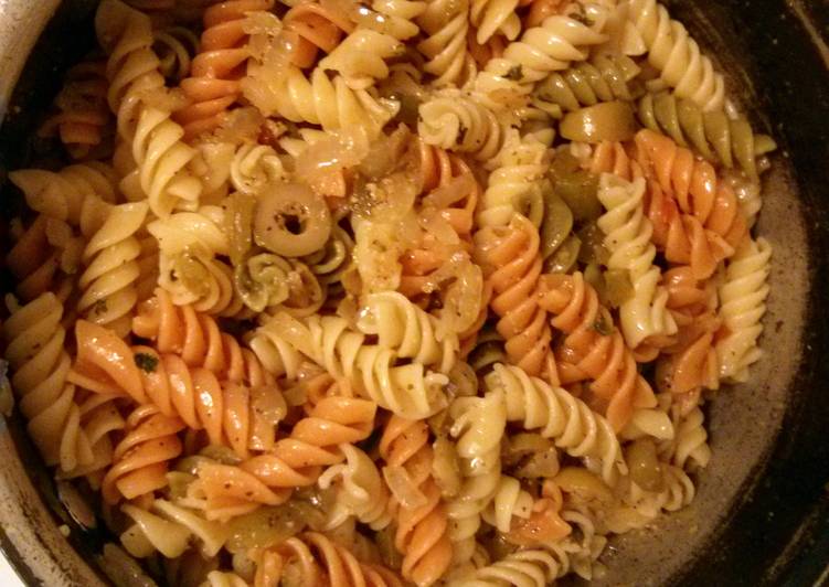 Recipe of Homemade Tricolor Rotini Pasta