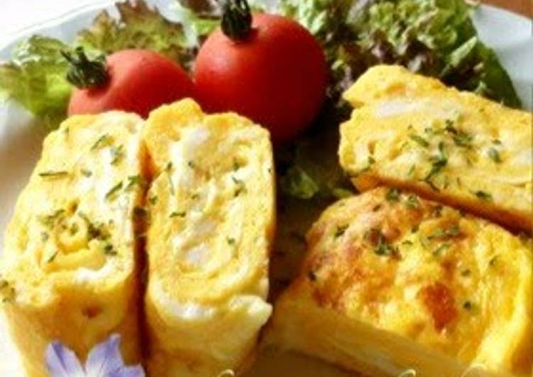 Easiest Way to Prepare Ultimate Simple Mayo-Cheese Tamagoyaki