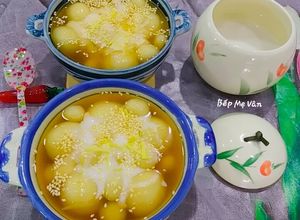 Hình của món Chè trôi nước nhân dừa đậu xanh.