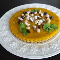 No-Bake Kabocha Tart A picture of No-Bake Kabocha Tart.