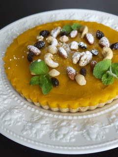 A picture of No-Bake Kabocha Tart.