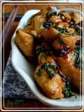 Buttery Chicken Teriyaki with Garlic and Shiso Leaves
