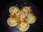 Una foto de sorrentino de calabaza y queso