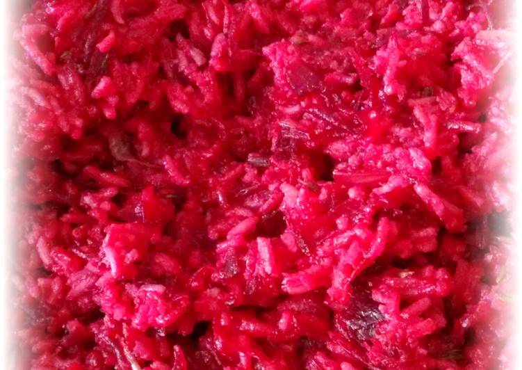 Easiest Way to Make Quick Beetroot rice