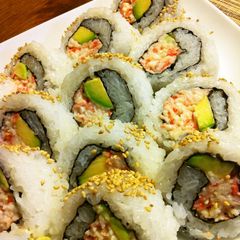A picture of Crowd Pleasing California Rolls.