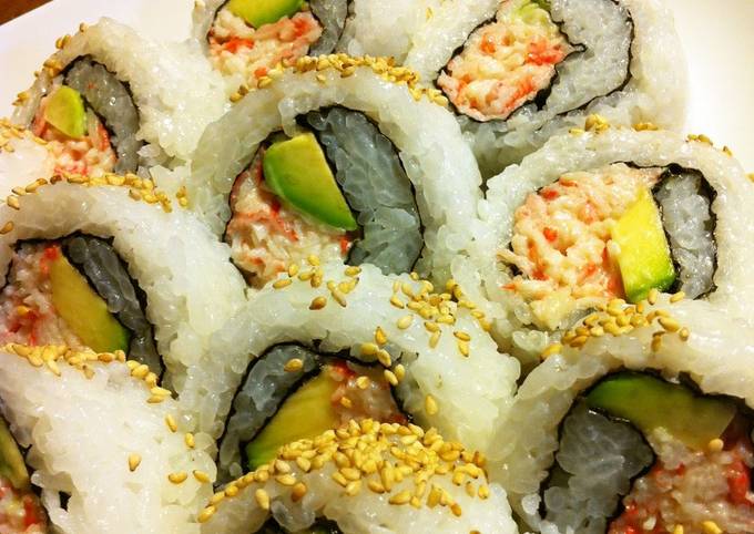 Easiest Way to Prepare Homemade Crowd Pleasing California Rolls