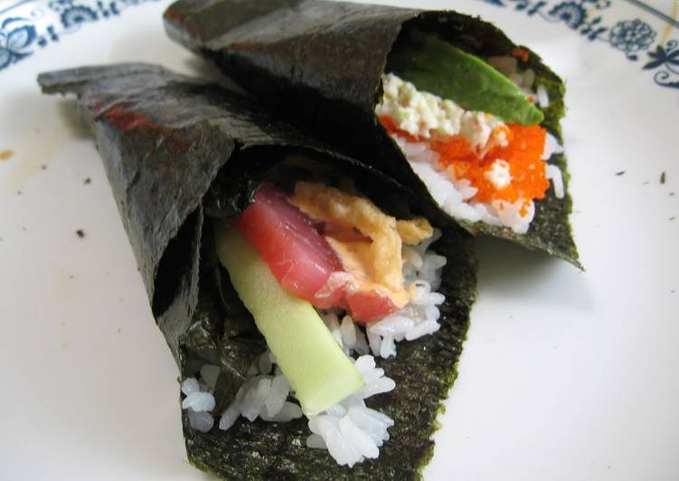 Steps to Prepare Super Quick Homemade Hand-Rolled California Rolls