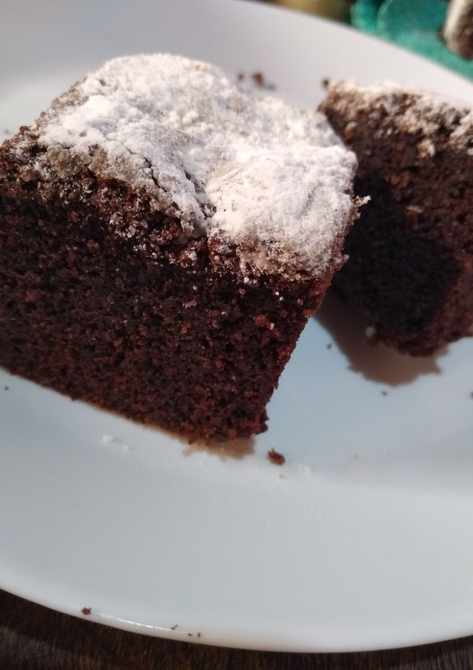 Una foto de Bizcochuelo húmedo tipo brownie