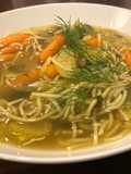 Immune system boosting fennel & vegetable soup