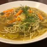 Immune system boosting fennel & vegetable soup