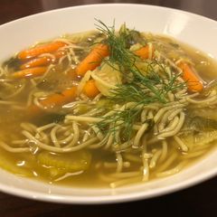 A picture of Immune system boosting fennel & vegetable soup.