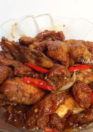 Foto resep Ayam Tepung Saus Lada Hitam