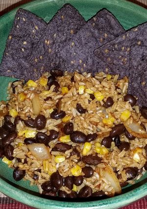 A picture of Burrito bowl - vegan.