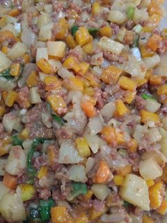 Foto resep Sayur daging cincang untuk isian roti goreng