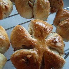 A picture of Using a Bread Machine! Fluffy Walnut Bread.