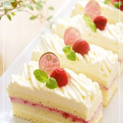 A picture of Raspberry Cheese Mont Blanc Shortcake.