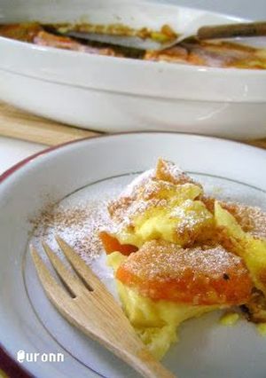 A picture of Persimmon Clafoutis.