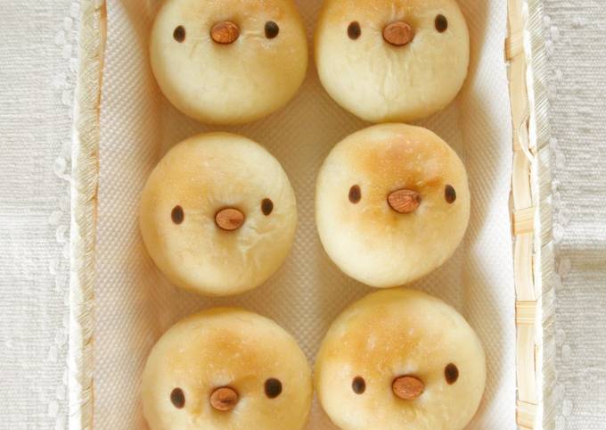 Bread Rolls with Birdie Faces recipe main photo