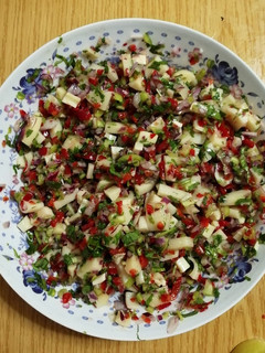 Una foto de Ceviche de palmitos