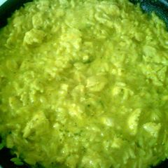 A picture of broc n chedder casserole.