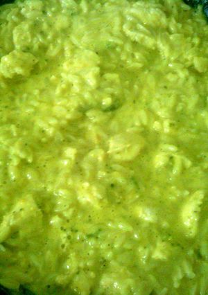 A picture of broc n chedder casserole.
