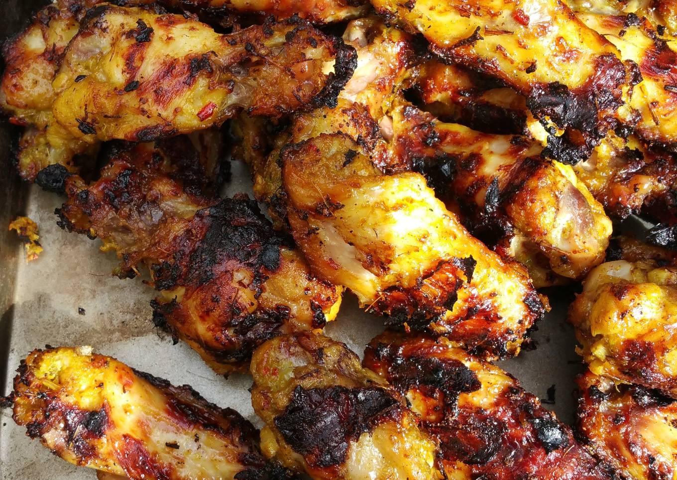 Grilled Lemongrass Chicken Wings