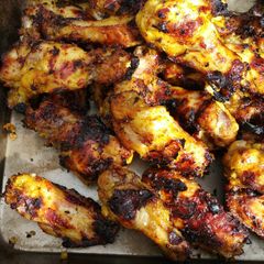 A picture of Grilled Lemongrass Chicken Wings.