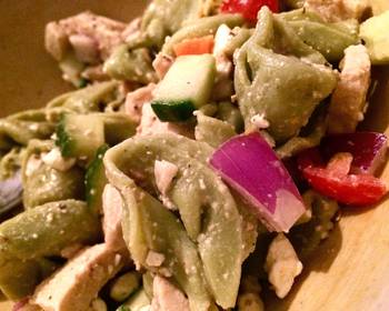 Best Recipe Chicken Caesar Tortellini Salad Savory Delicious