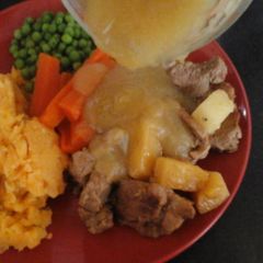 Sweet Pork with Apple Cinnamon Sauce 😀😊 A picture of Sweet Pork with Apple Cinnamon Sauce 😀😊.