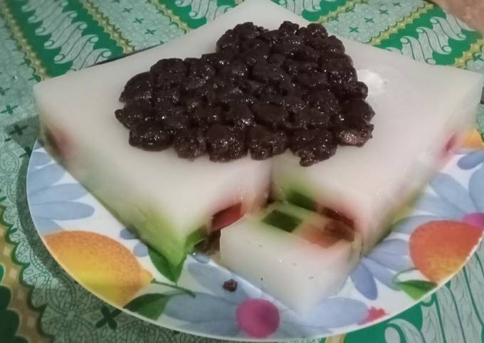 Puding Mozaik Toping Boba