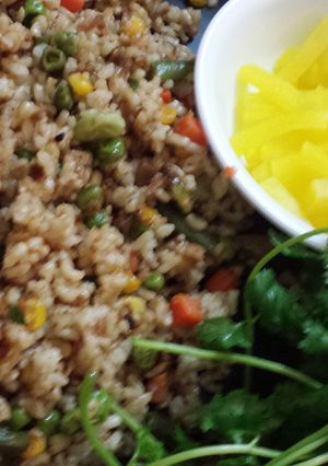 A picture of Quick fried rice.
