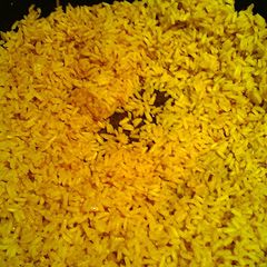 A picture of rice.